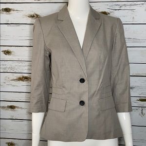 New Banana Republic 3/4 sleeve button down blazer